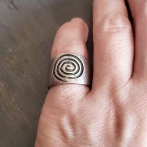 Sterling Silver Spiral Ring